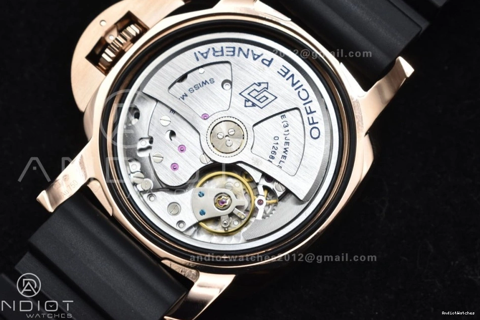 992 Black on Best Strap PAM2164 Rubber P VSF 42mm Black Submersible Edition WrinkleFree Dial 0213